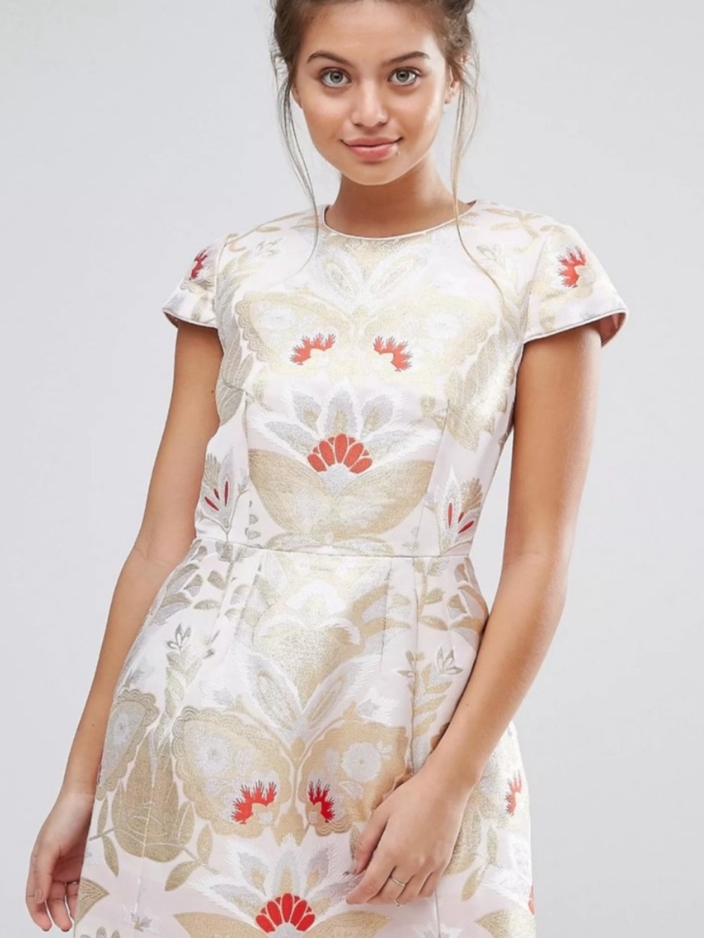 EUC Ted baker brocade dress tb size 1 = US 2/4